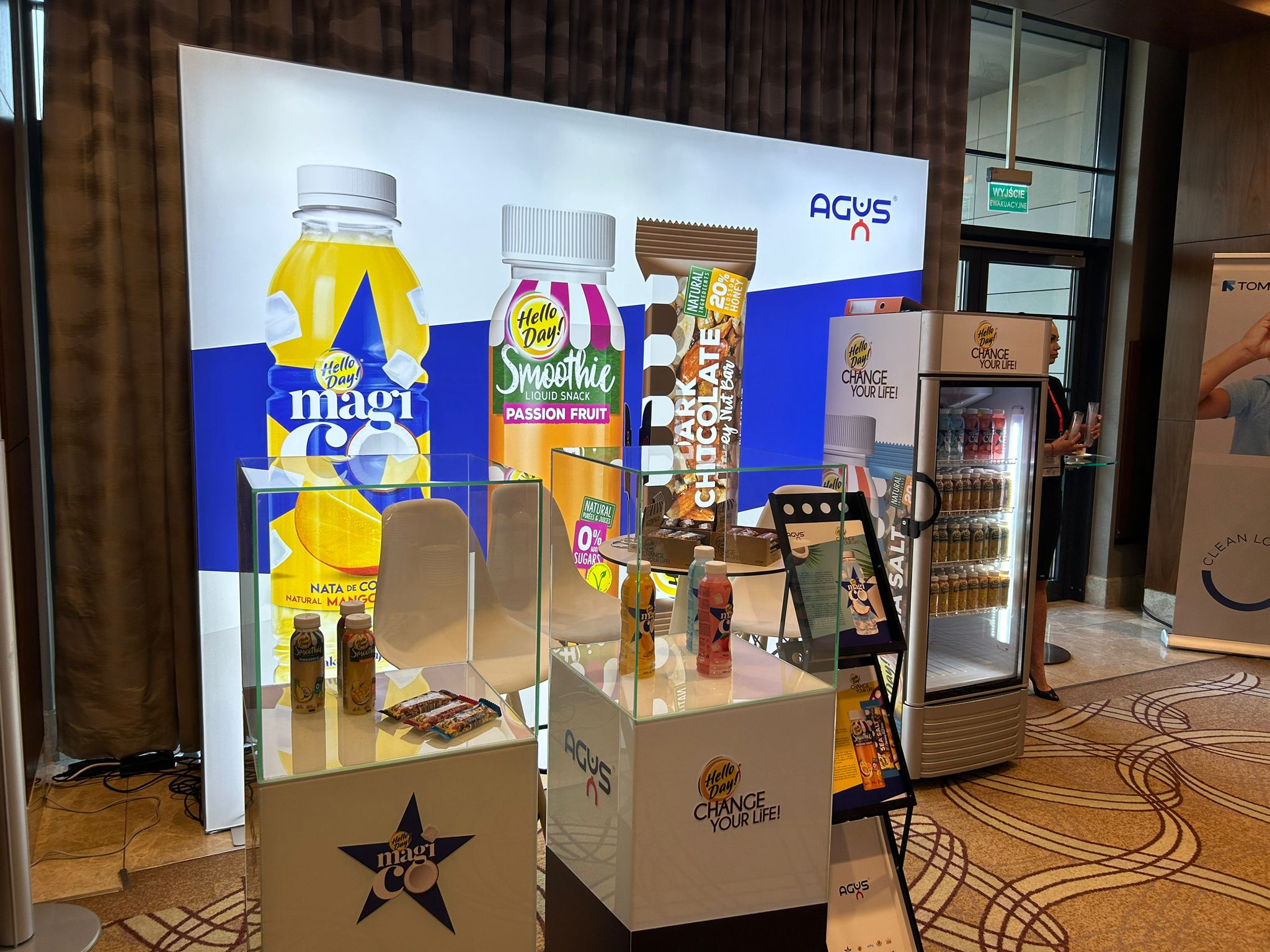 Małe stoisko promocyjne